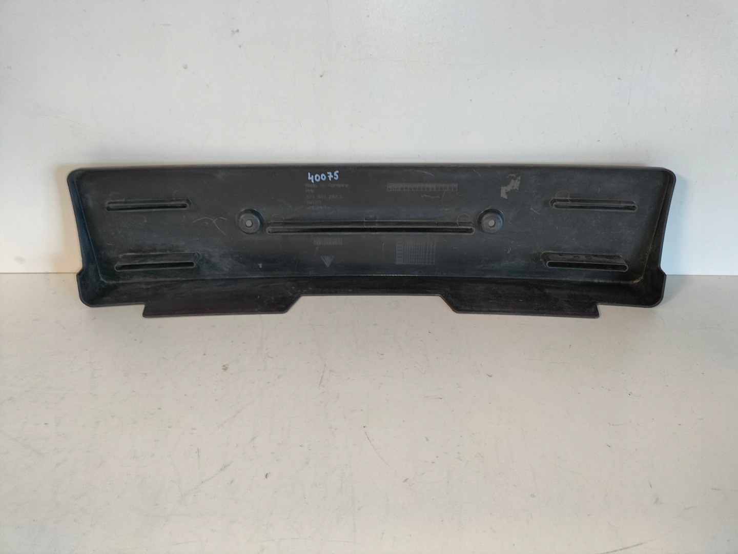 pad below tablice registration front PORSCHE PANAMERA II 971 16