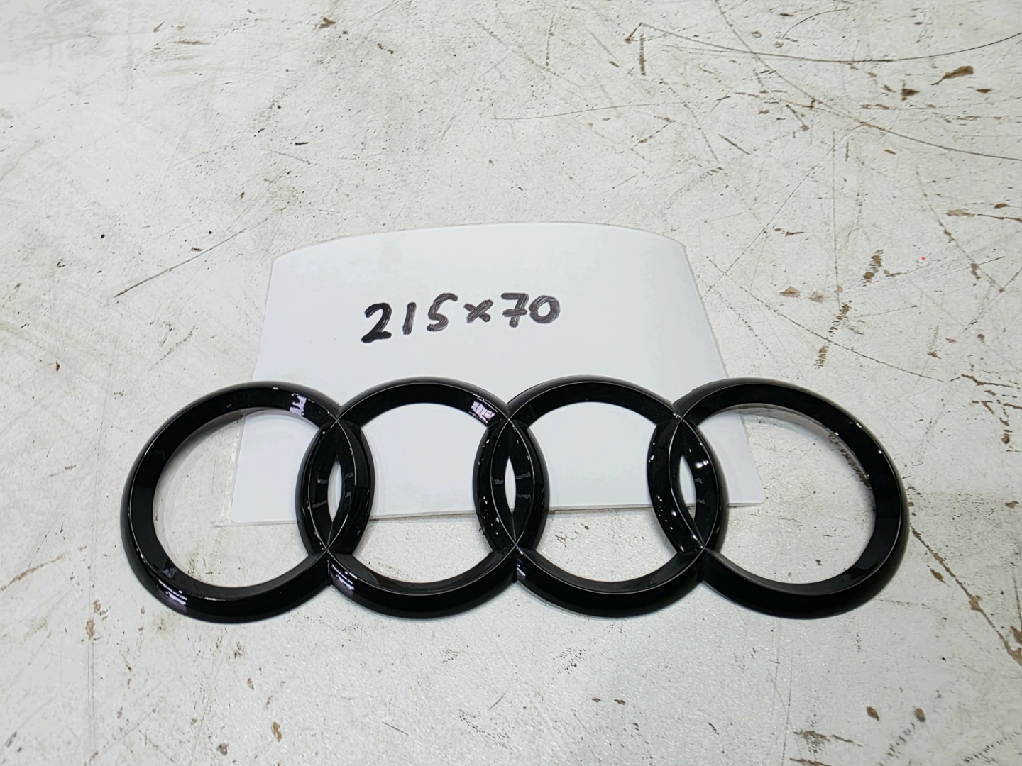 logo EMBLEMAT Z bonnet boot AUDI A3 A4 A5 A6 215MM X 70MM POLYSK