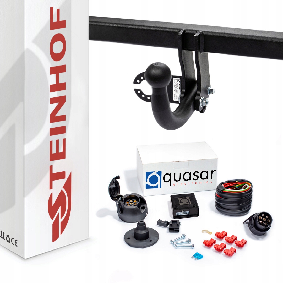 Gancio traino STEINHOF SSANGYONG Tivoli e 15-19 +modulo 7PIN+ ADAPTER GRAT