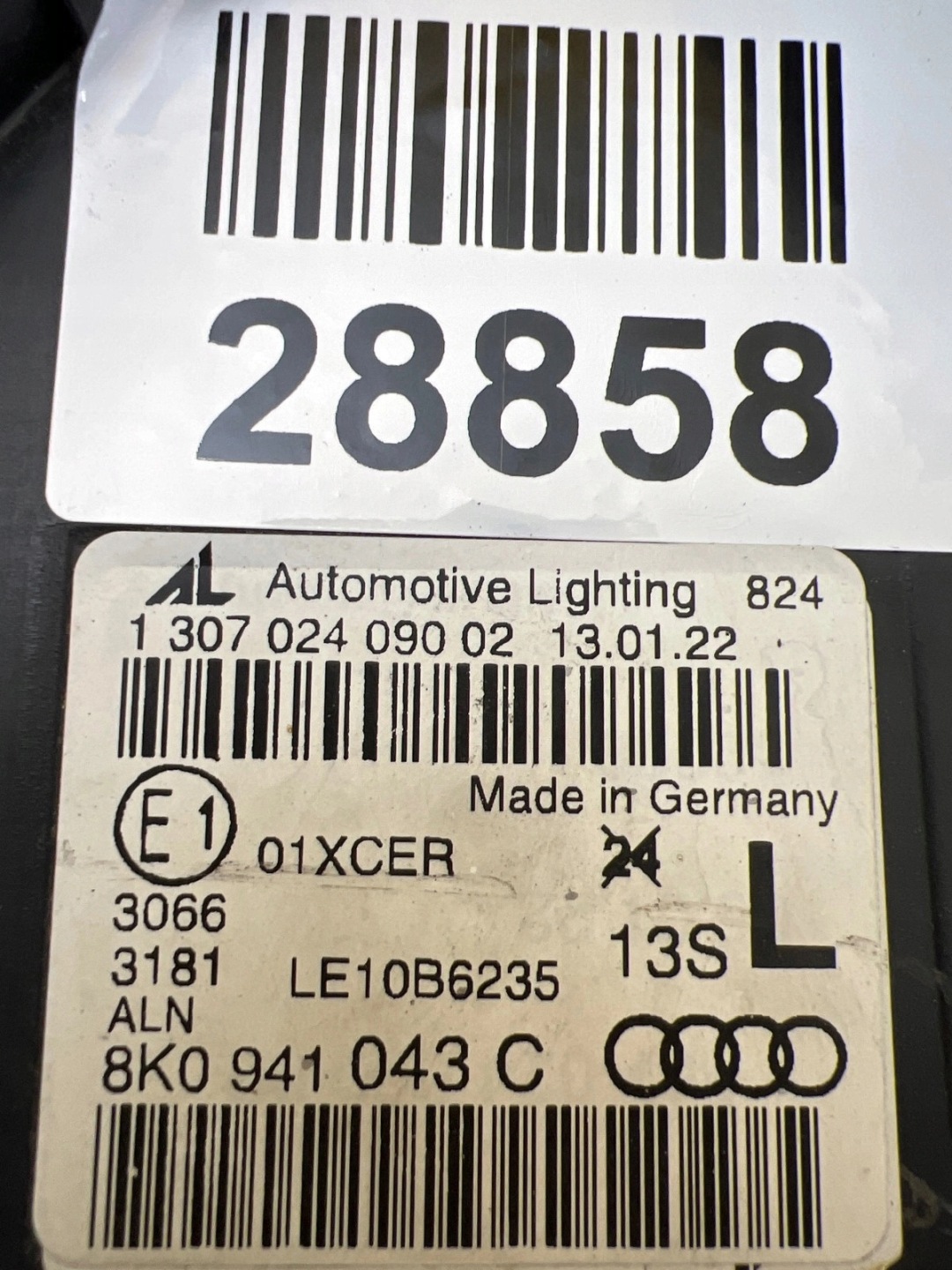light left Audi A4 B8 8K0 Lift 12-16 Bi-Xenon 8K0941043C