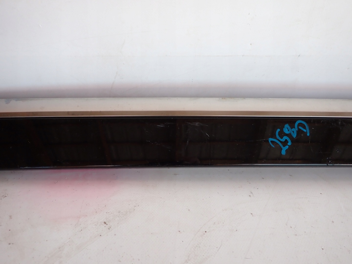 KIA EV6 21- cap bonnet rear part moulding CHROM