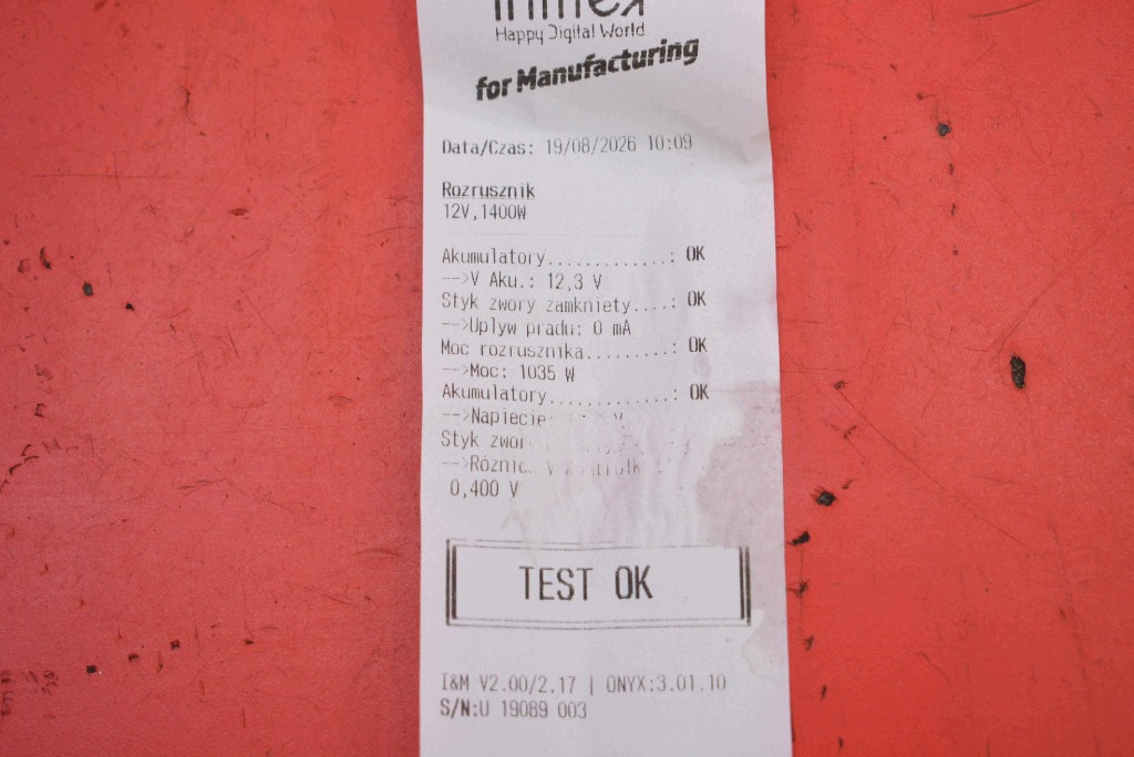 starter test 36100-2A100 1250295 KIA CEED 1 and 1.6 CRDI 115 KM 06-10