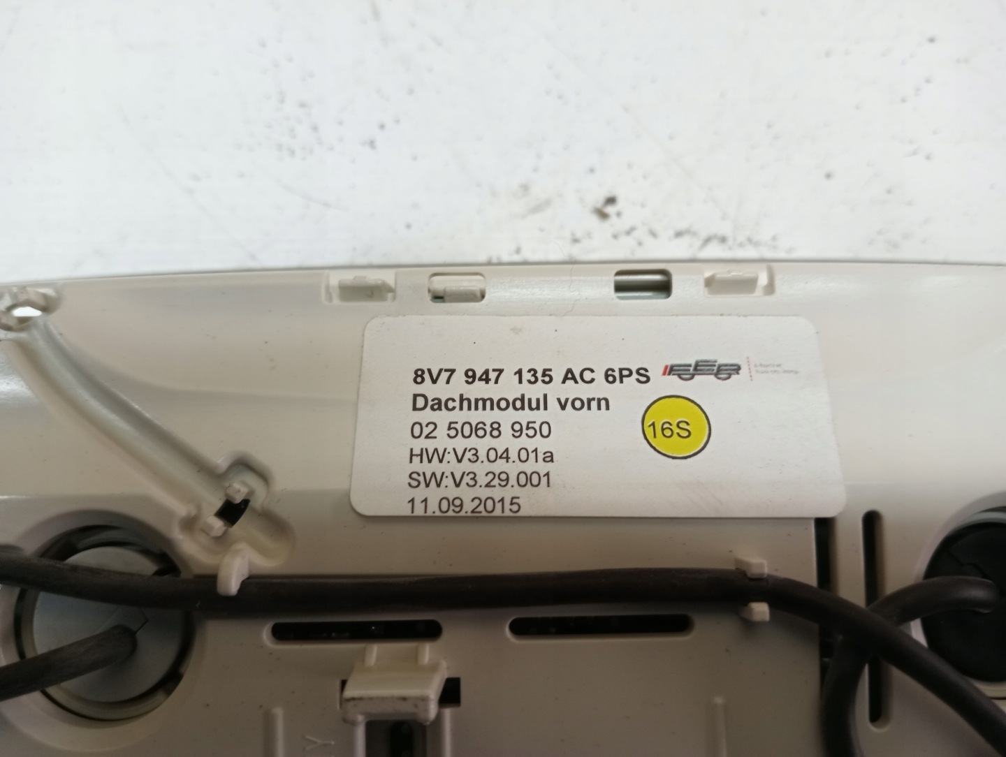 light inner OSWIETLENIE cabs 8V7947135AC AUDI A3 8V CABRIO BDB!!