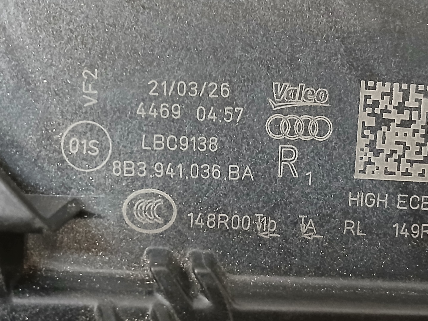 light front right AUDI A5 B10 8B3 FULL LED 8B3941036BA