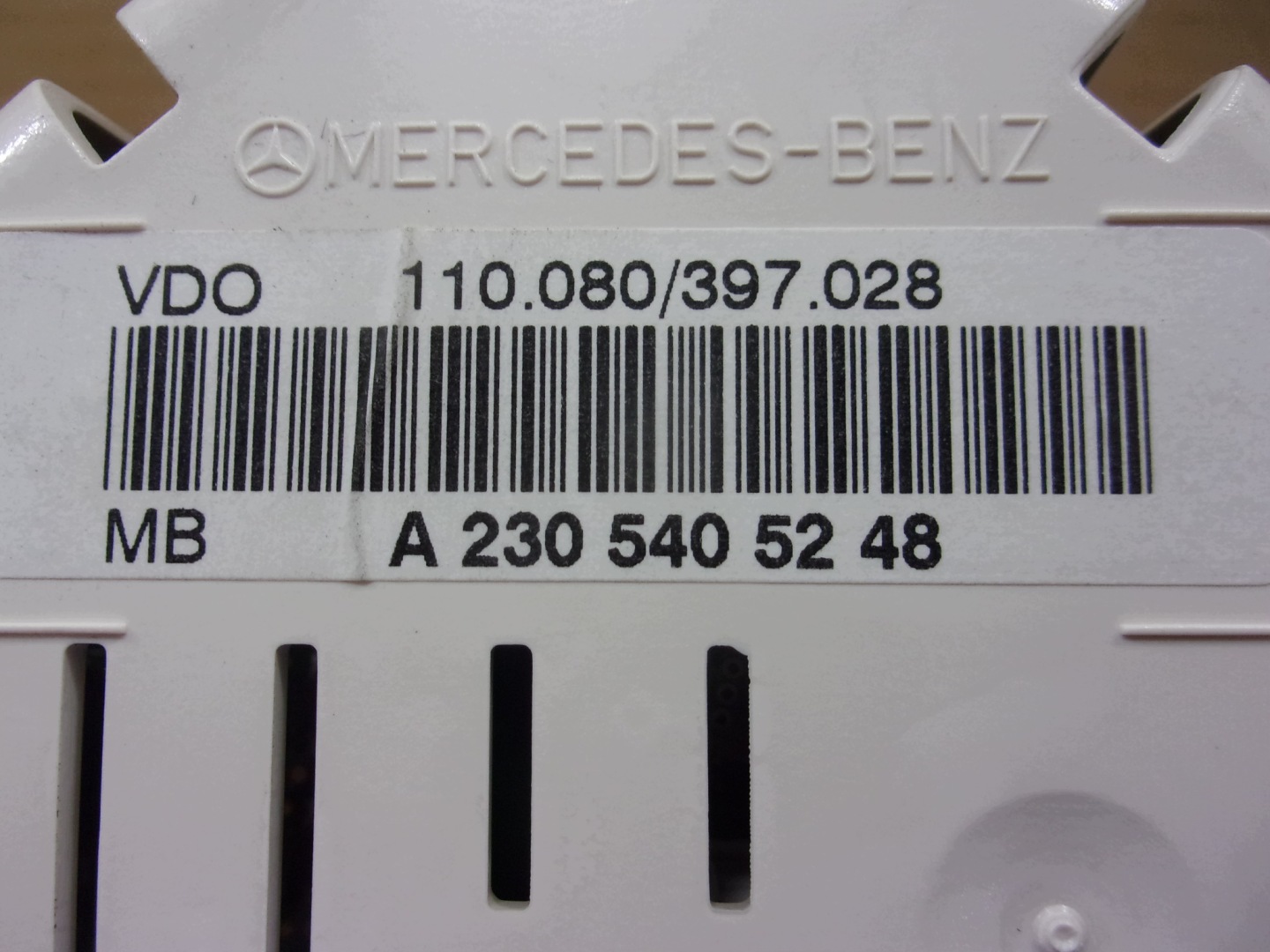MERCEDES R231 SL231 SL350 dials dials A2319000701