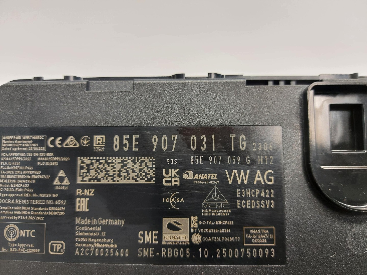 AUDI A5 8B3 B10 AVANT module control unit 85E907031TG