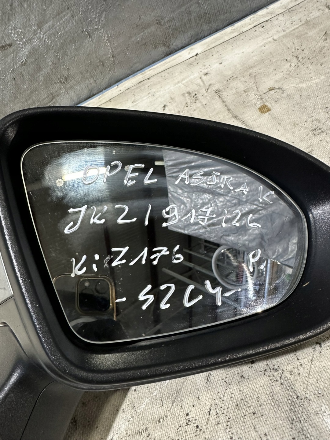 mirror right 5PIN OPEL ASTRA K KOMBI 2019R.
