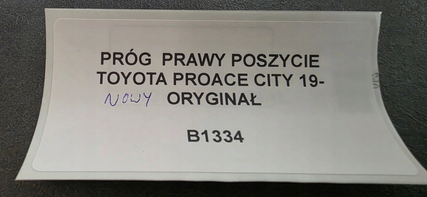 threshold right side TOYOTA PROACE CITY 19- new original