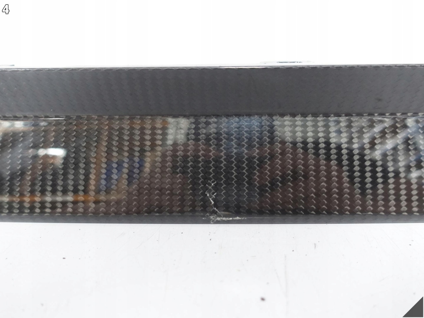 AUDI E-TRON GT 4J3 20-24 SPOILER moulding bumper rear part central CARBON