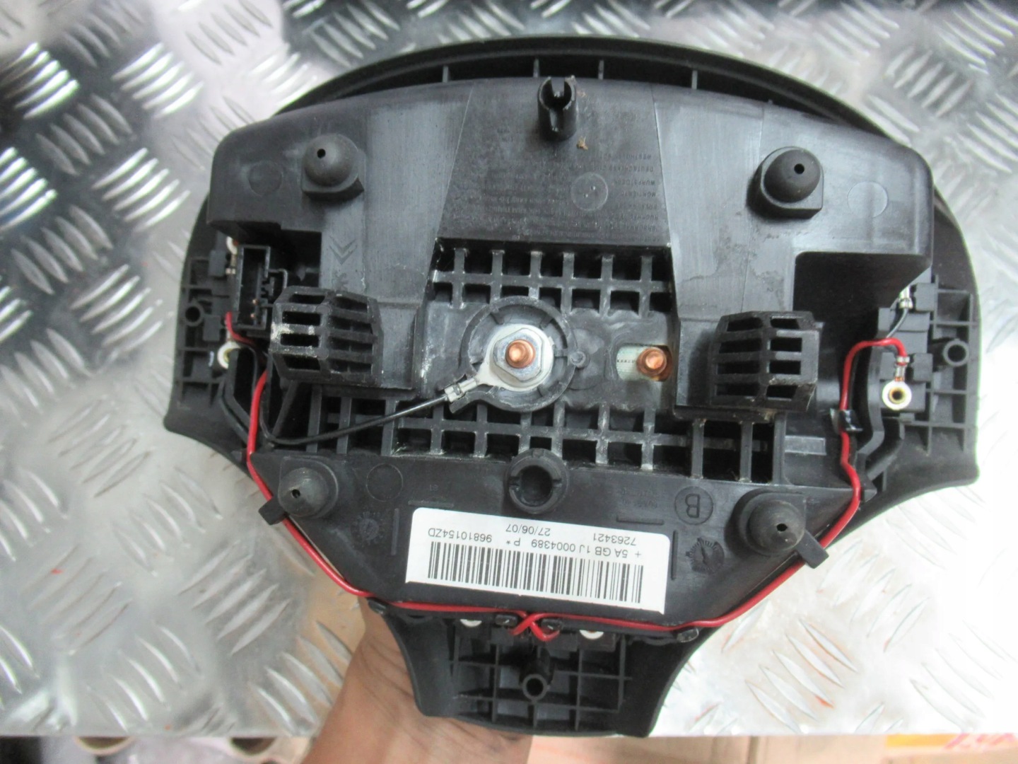dashboard console airbag adjusters PEUGEOT 308 07
