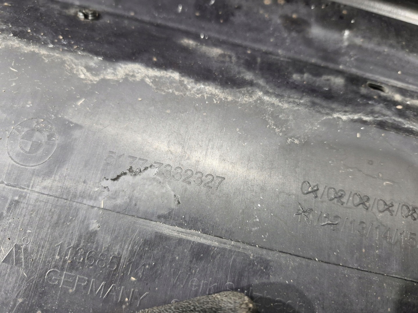 BMW X1 F48 moulding cap threshold left 7332321