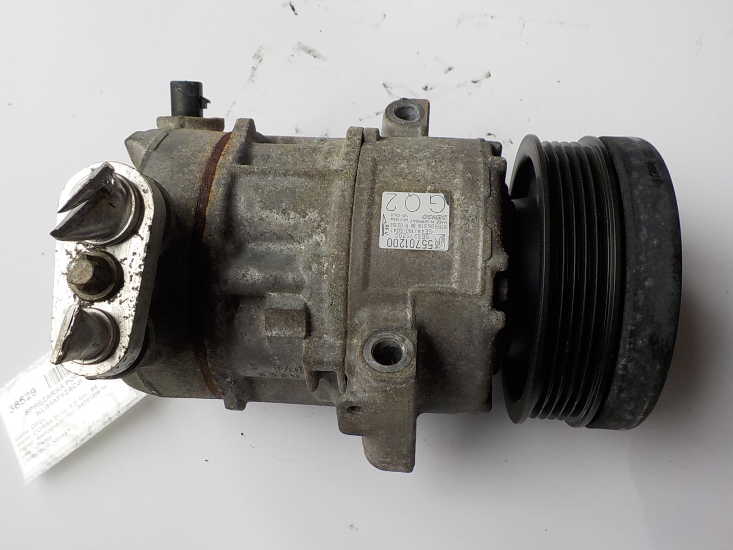 OPEL CORSA D 1.2 originál kompresor pumpa klimatizaci 55701200