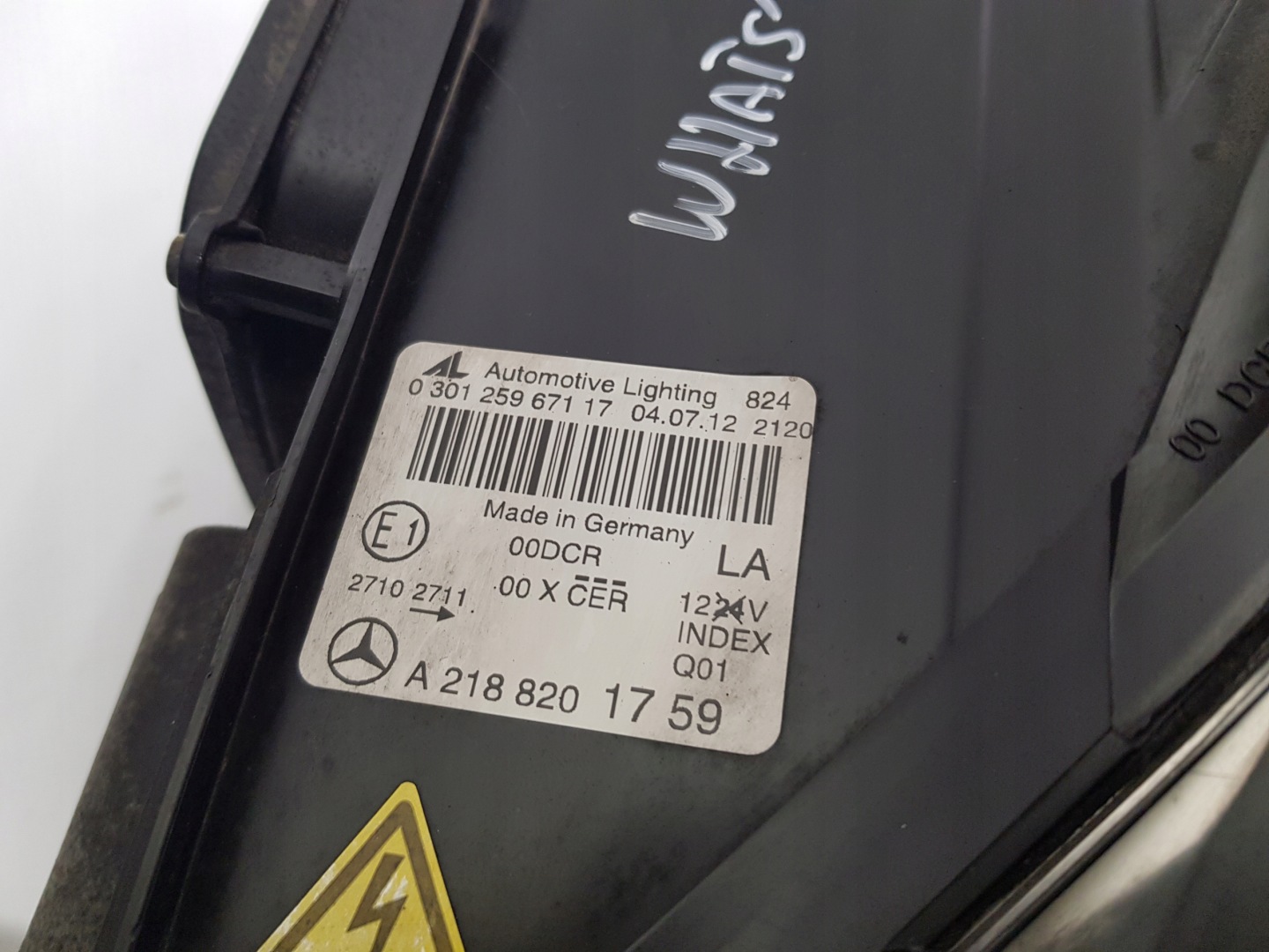 MERCEDES CLS W218 C218 light LED left front XENON BIXENON