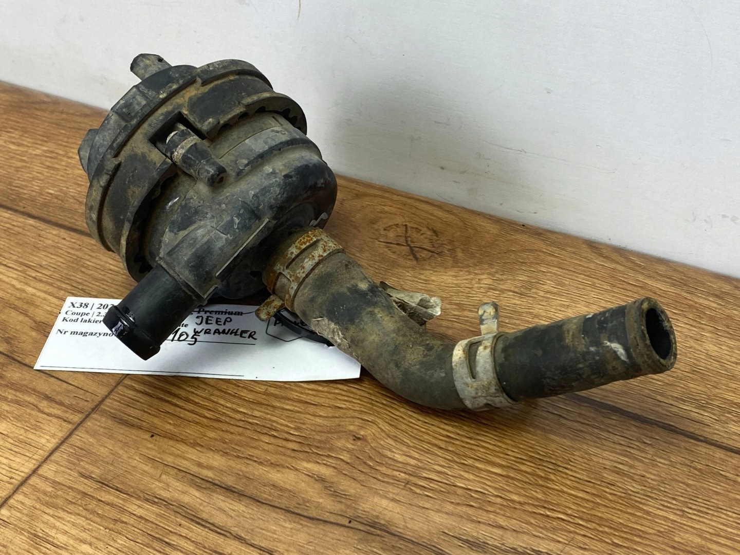 supplementary water pump Jeep Wrangler 2018 JL 2.0t