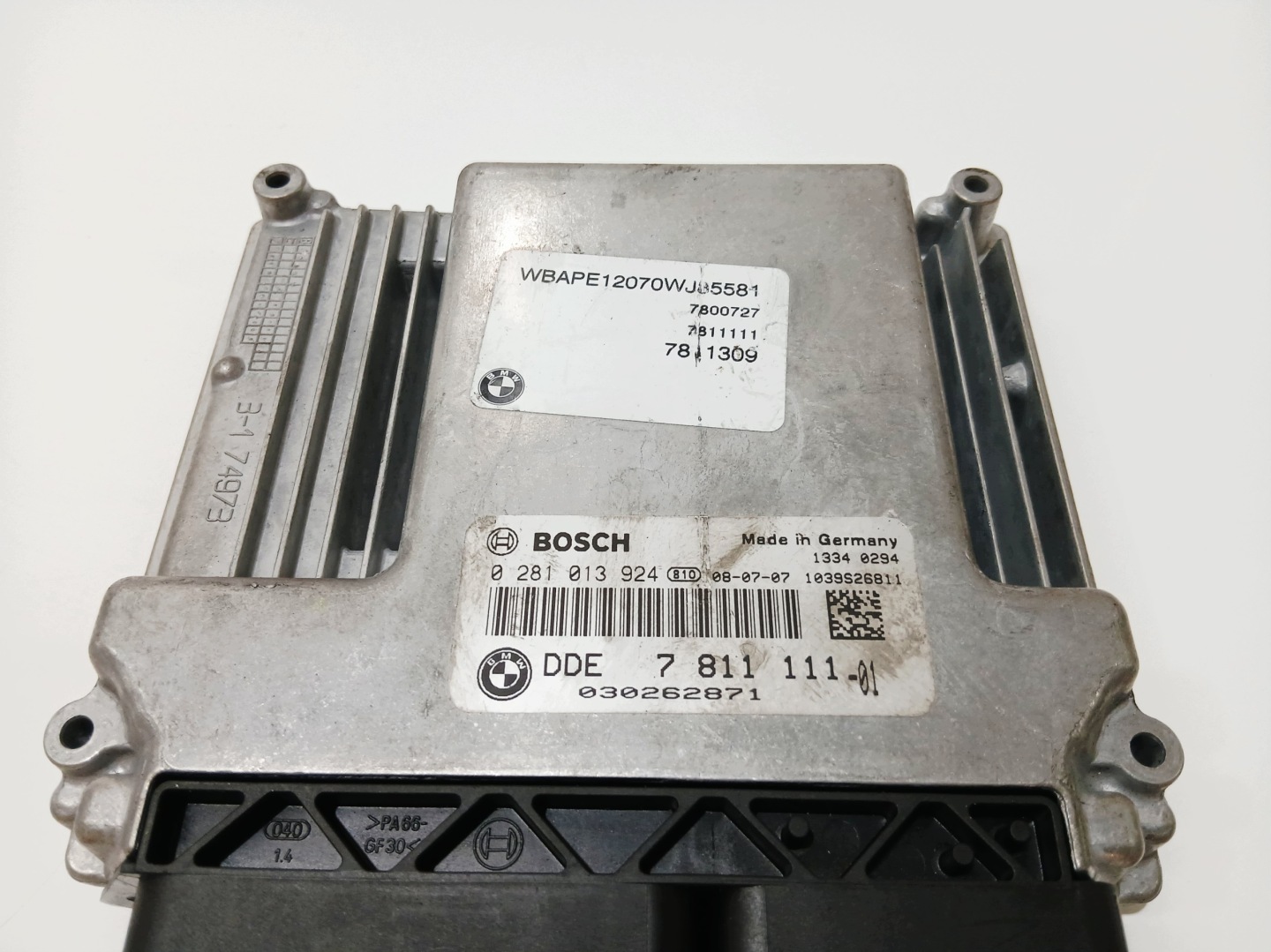 computer control unit of the engine BMW X3 E83 LCI N47 7811111