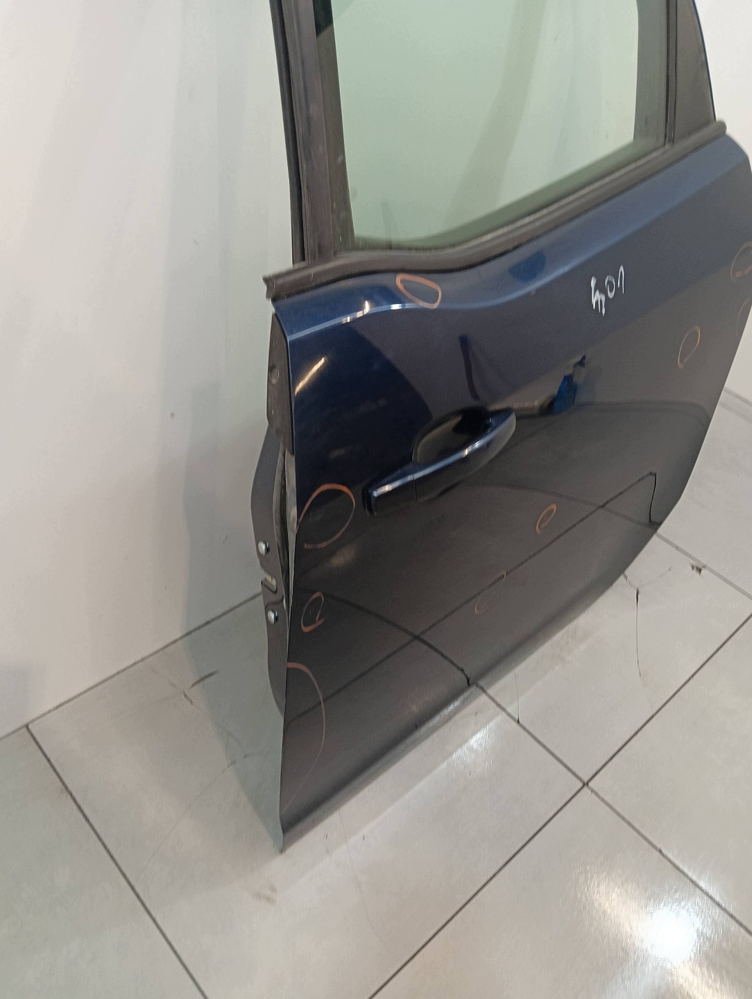 Tür links heck CIEMNY blauer GRANAT Opel Meriva II (2010- ) B