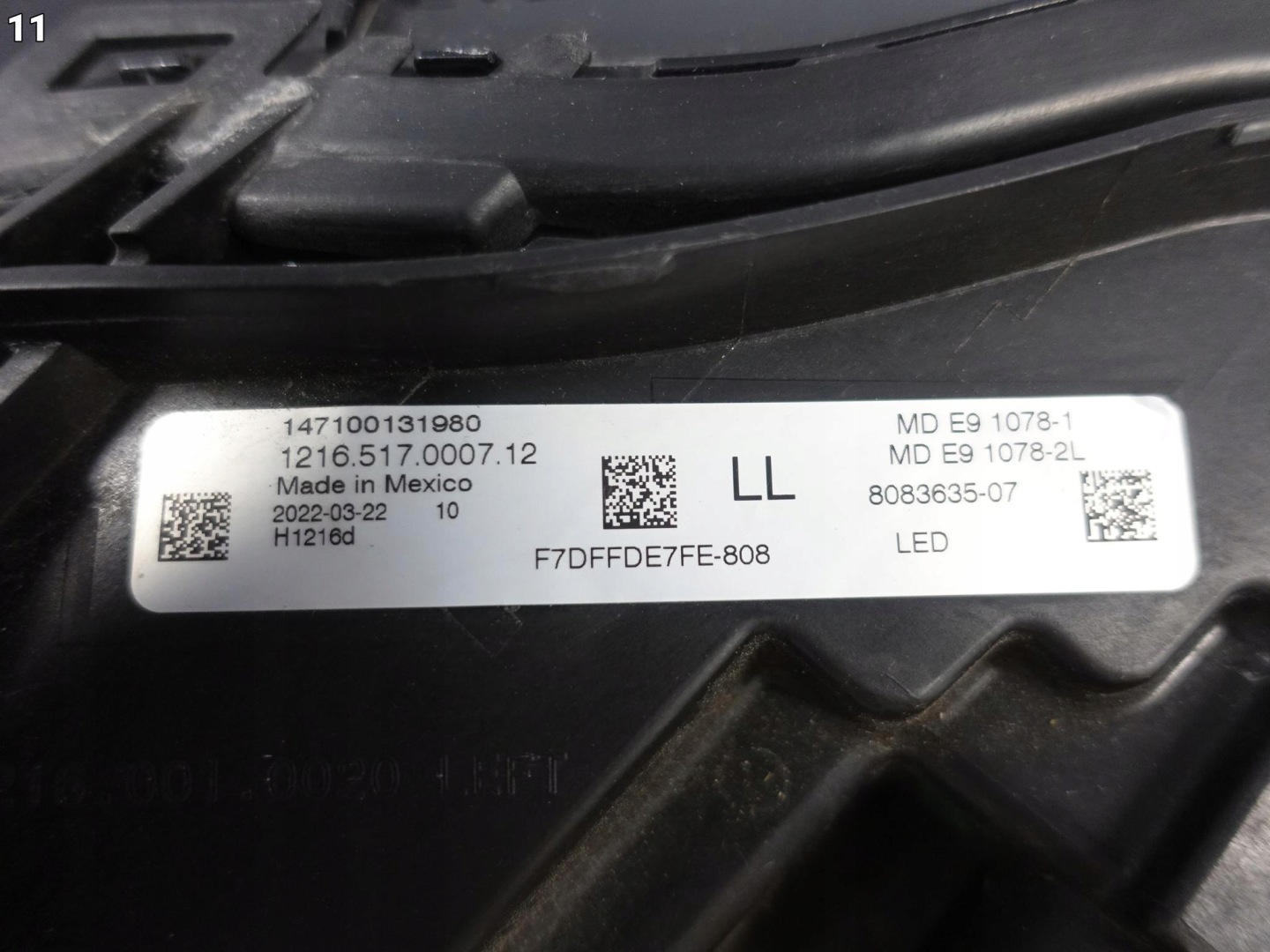 BMW 2 II G42 M2 G87 22- light FULL LED BLACK SHADOW left front EUROPA