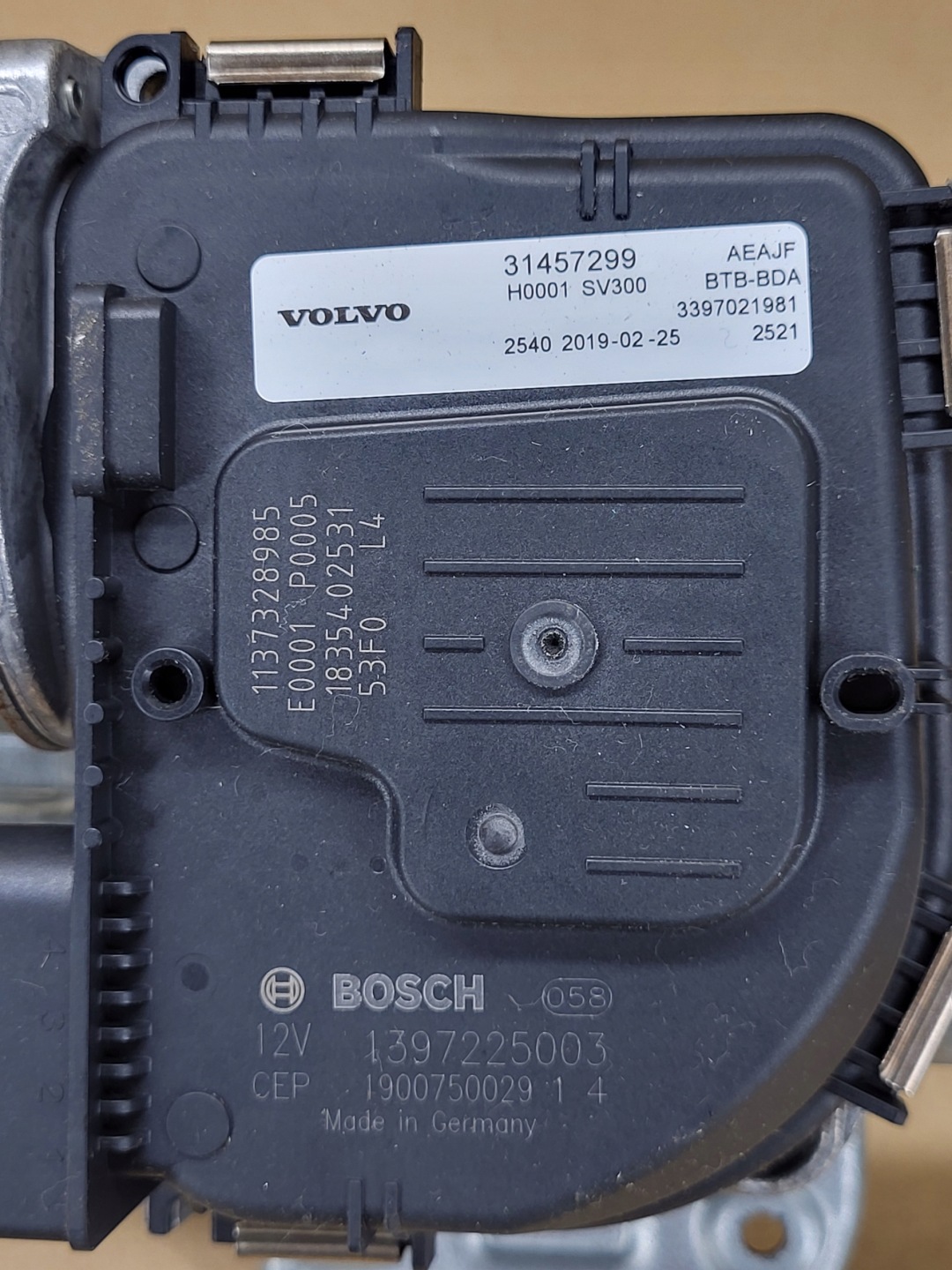 engine mini motor of wipers VOLVO XC40 II 2017- EUROPA