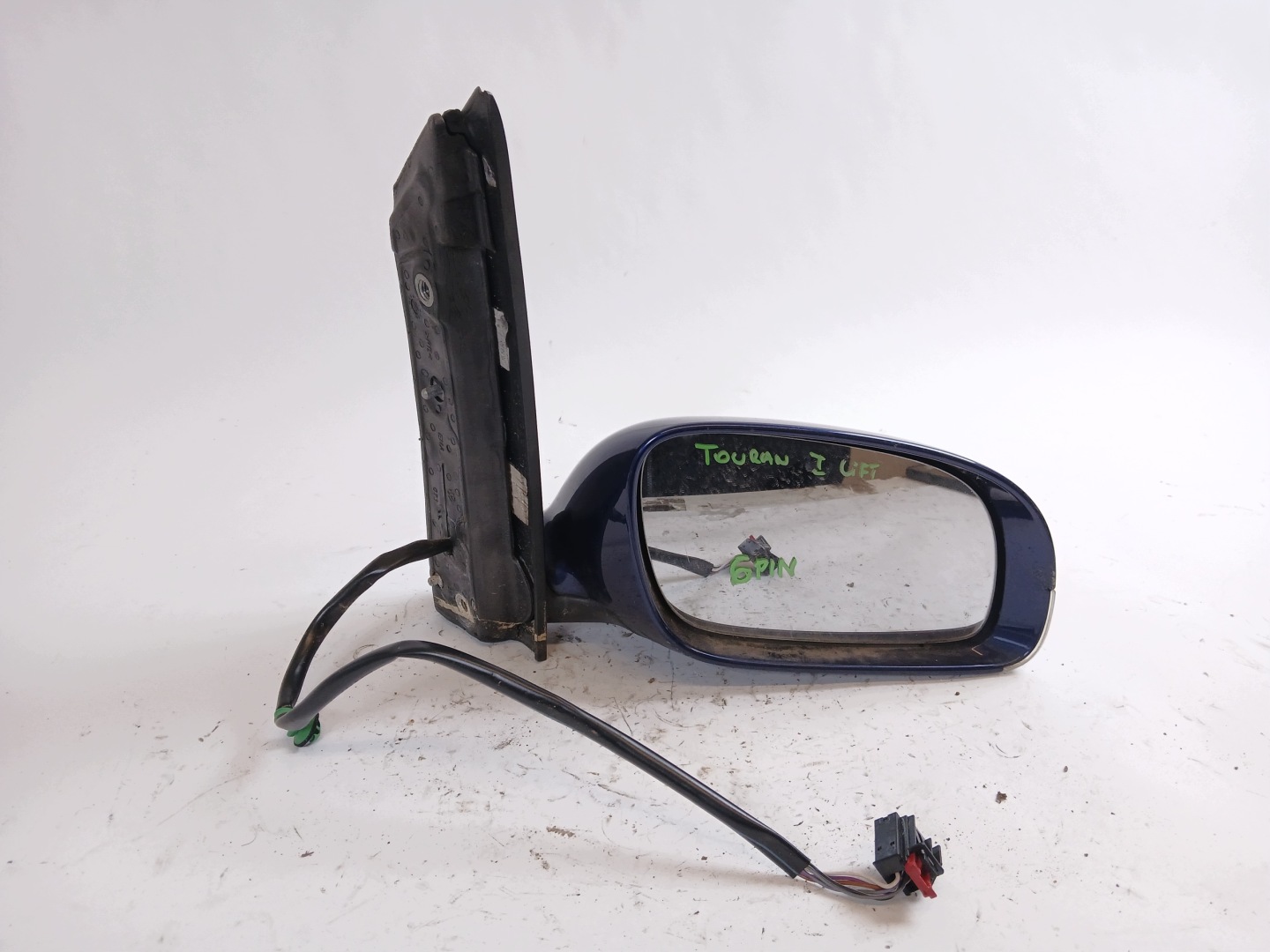 VW TOURAN and LIFT mirror right 6 PIN blue