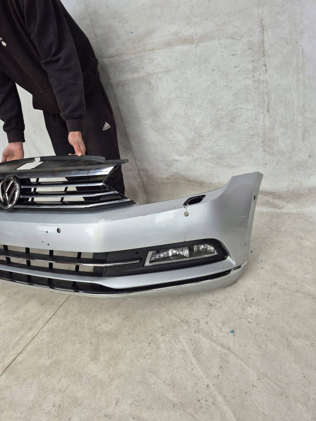 VW PASSAT B8 3G0 HIGHLINE 14- bumper front front SPR 6XPDC 3G0807221A