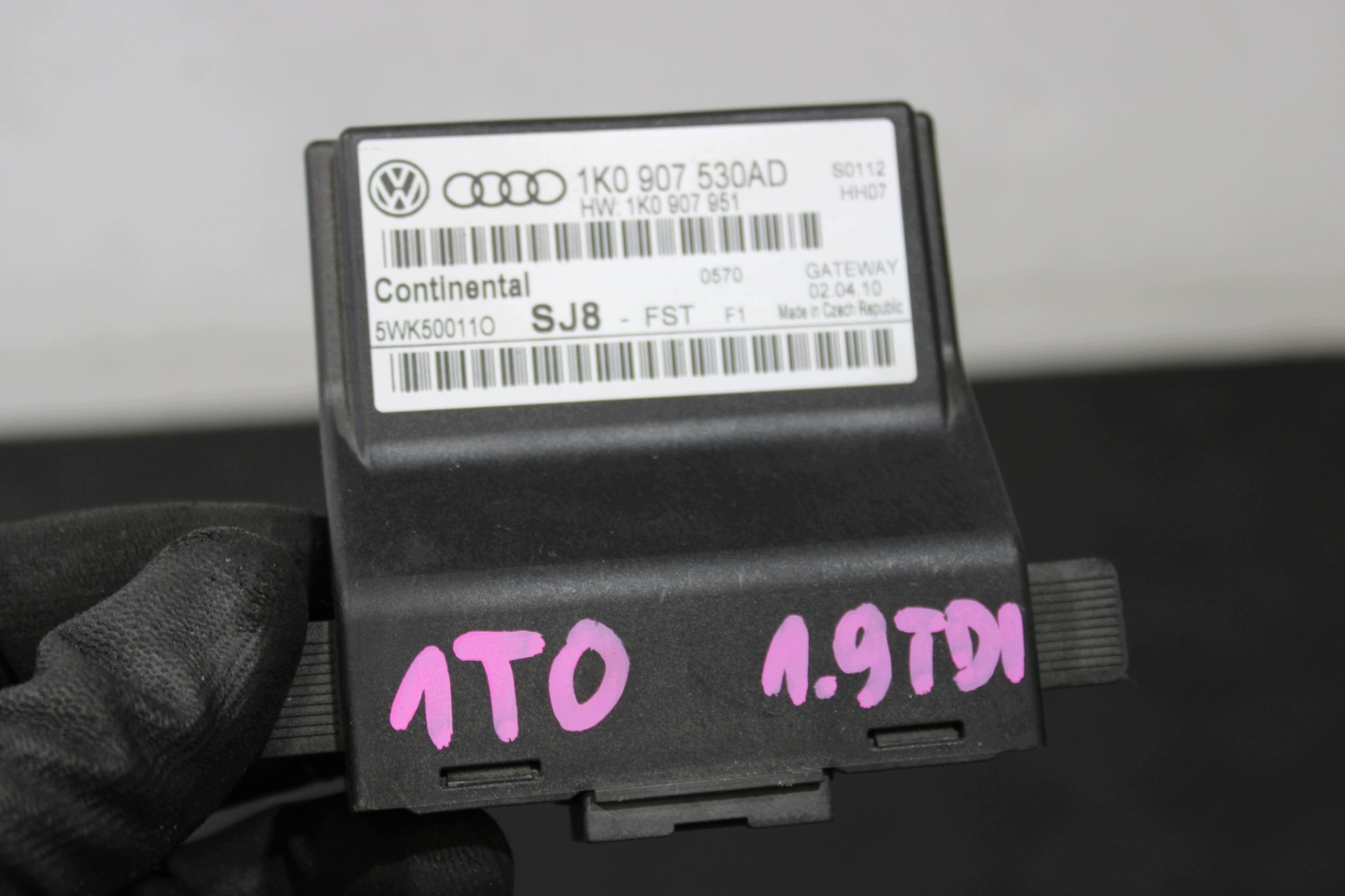 module control unit GATEWAY 1K0907530AD VW TOURAN 1T0 1T LIFT 1,9 TDI