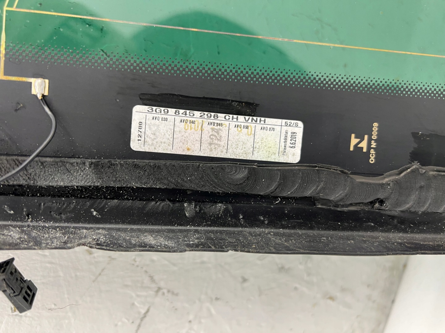 window side bodywork rear part right VW Passat B8 3G 3G9 Kombi 19ROK