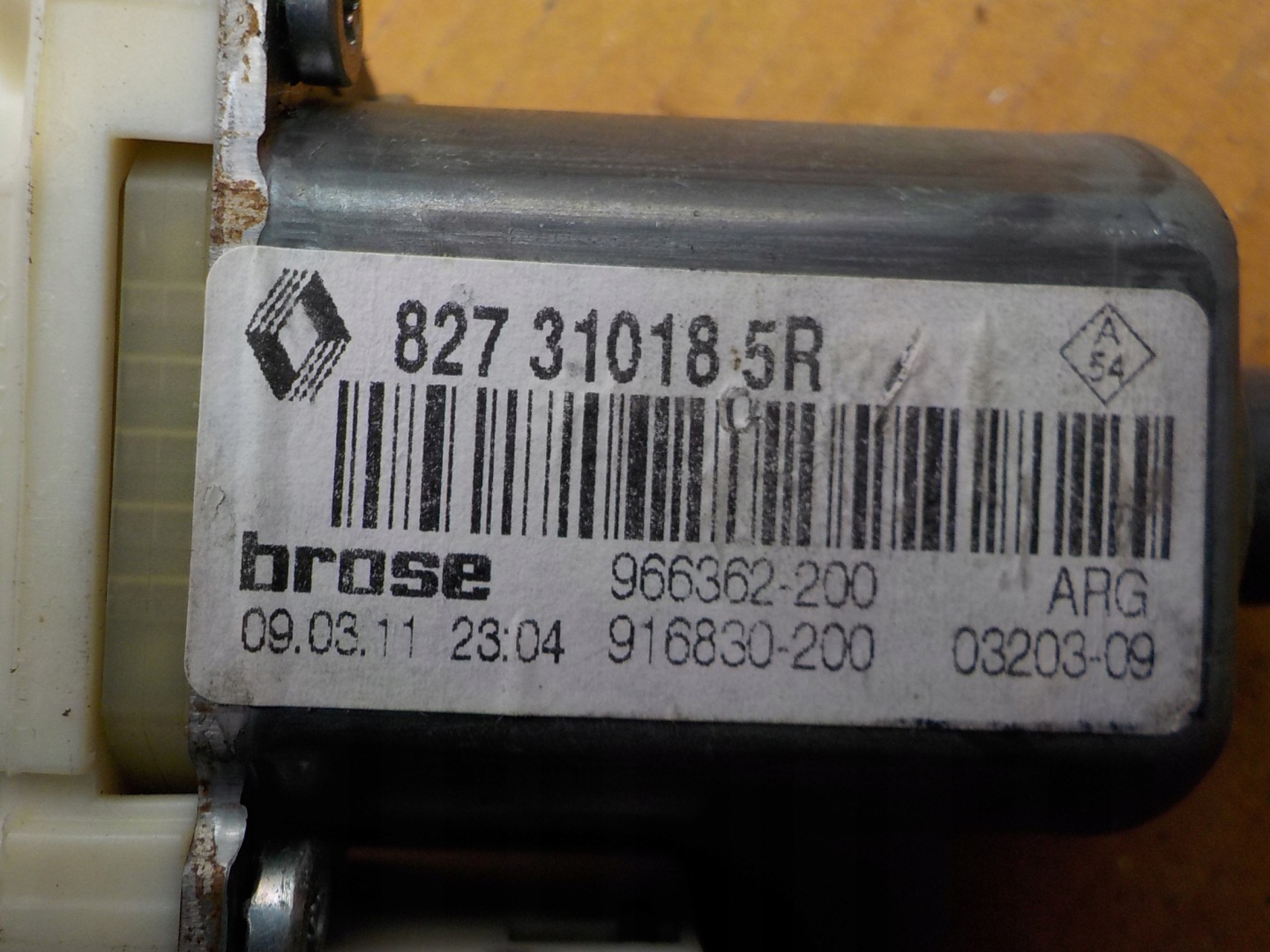 window regulator left rear part renault megane III kombi 2011r
