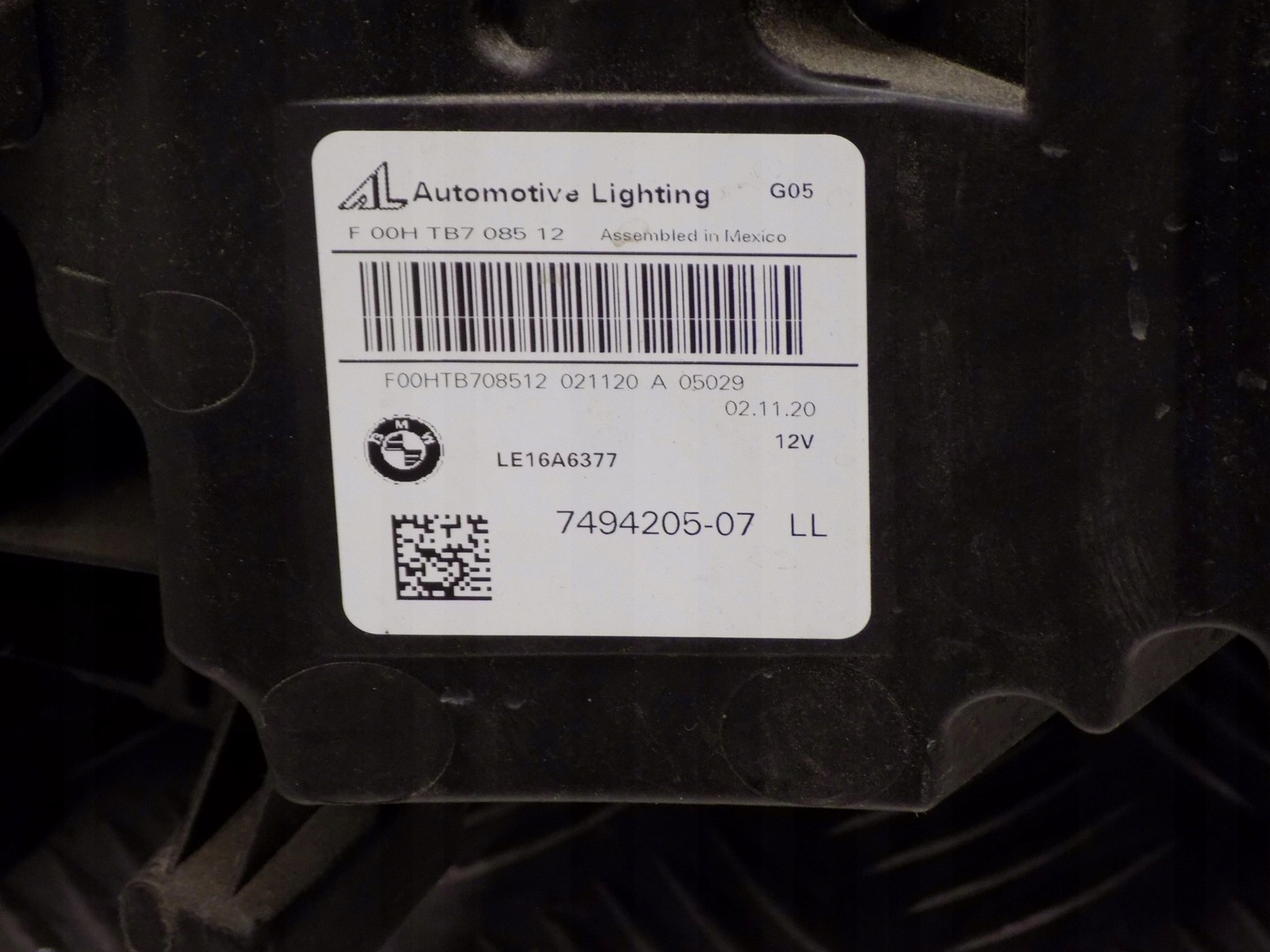 BMW X5 G05 light front FULL LED right left EU 7494205 7494206
