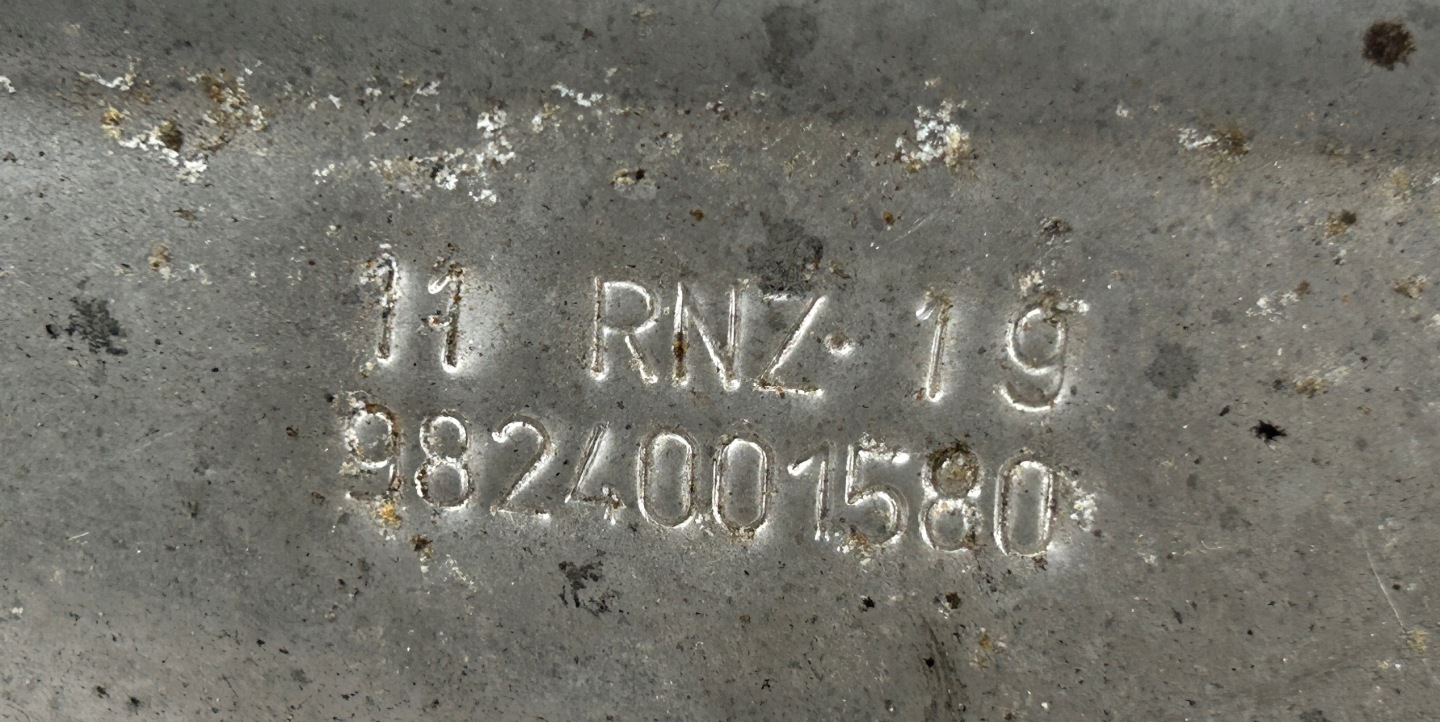 Blende Abdeckung TERMICZNA KATALIZATORA CITROEN C3 III 16- 9824001580