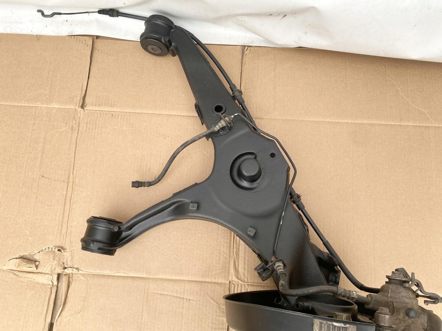 T5 TRANSPORTER MULTIVAN 03- arm KPL. rear part left original 7h0501413