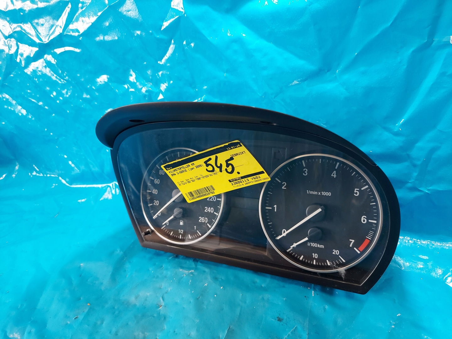 dials clock BMW E90 2.0 B 2009 R 918705201