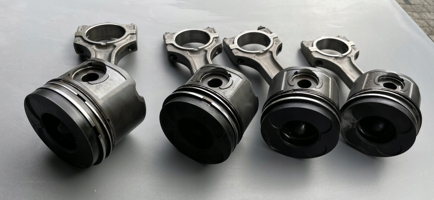 BMW 5 E39 3 E46 2.0d 136KM M47 piston pistons connecting rod