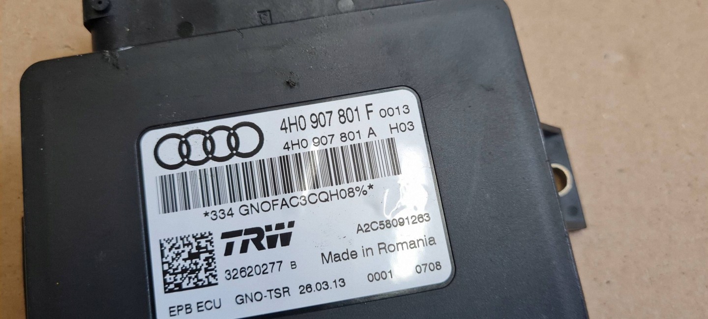 A7 4G S7 module control unit electric brake 4H0907801F A6 C7 4G