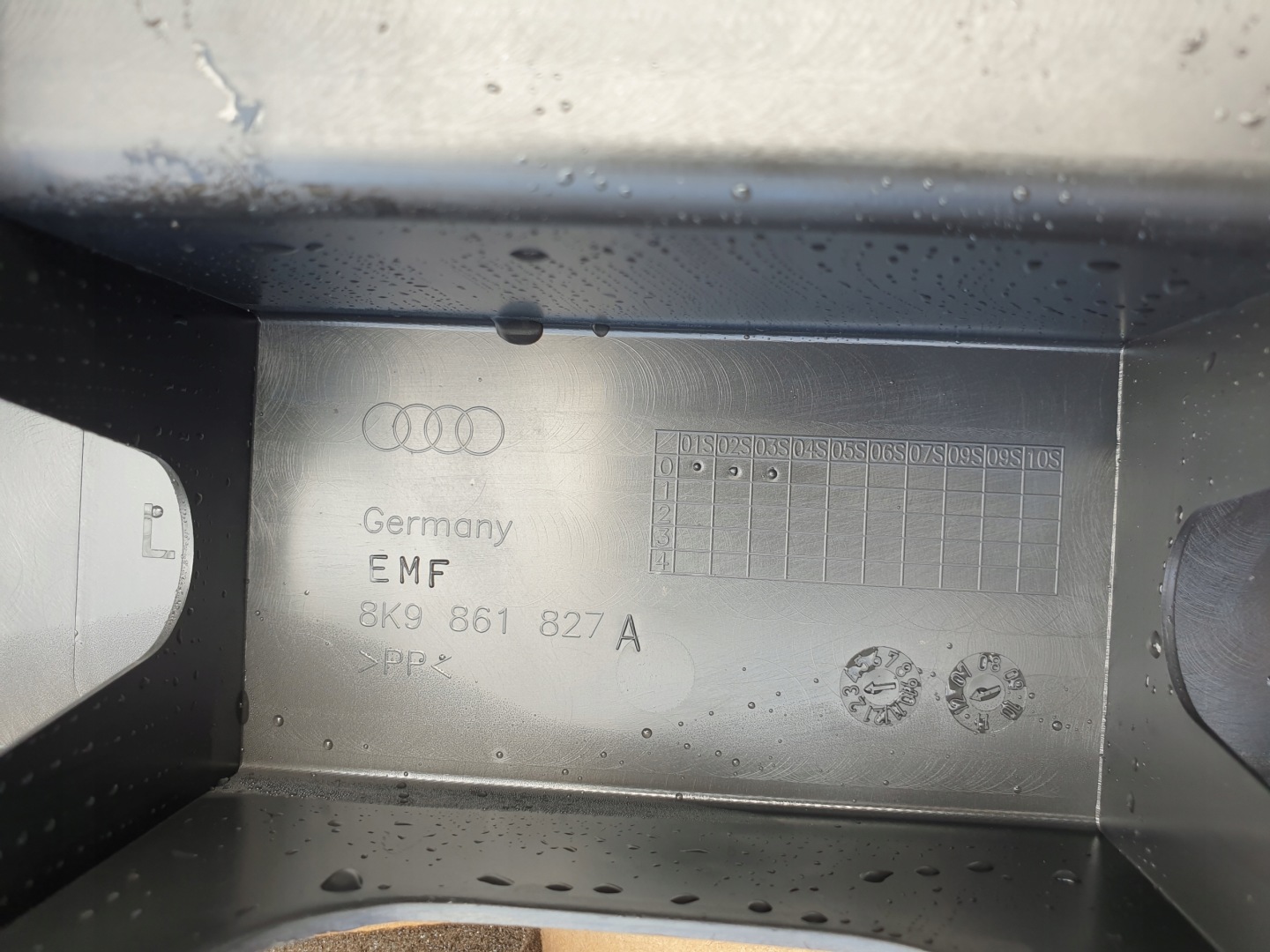 moulding floor boot right left AUDI A4 B8 8K AVANT KOMBI ALLROAD OE
