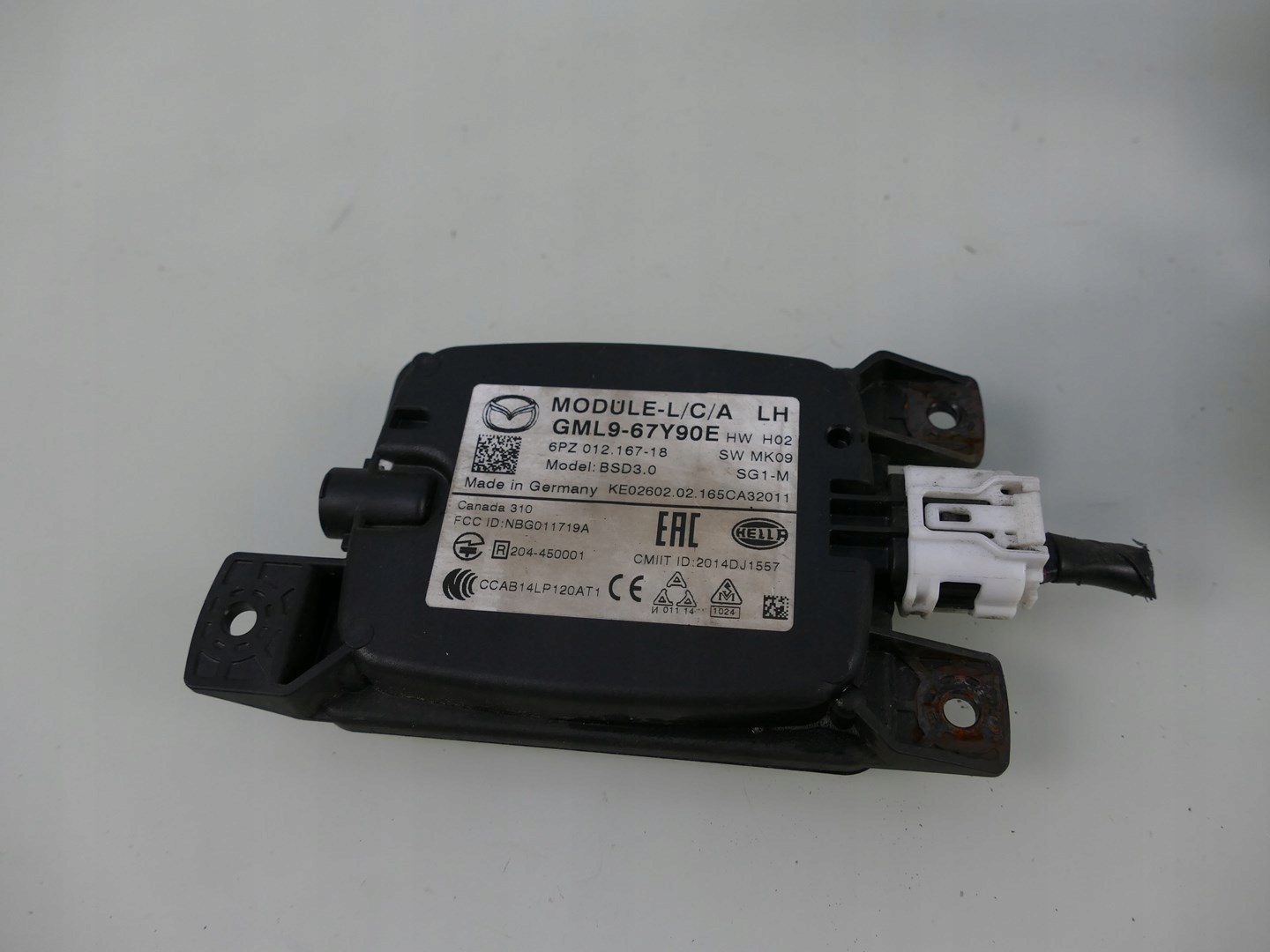 MAZDA 6 III GJ sensor MARTWEGO POLA RADAR left rear part GML9-67Y90E