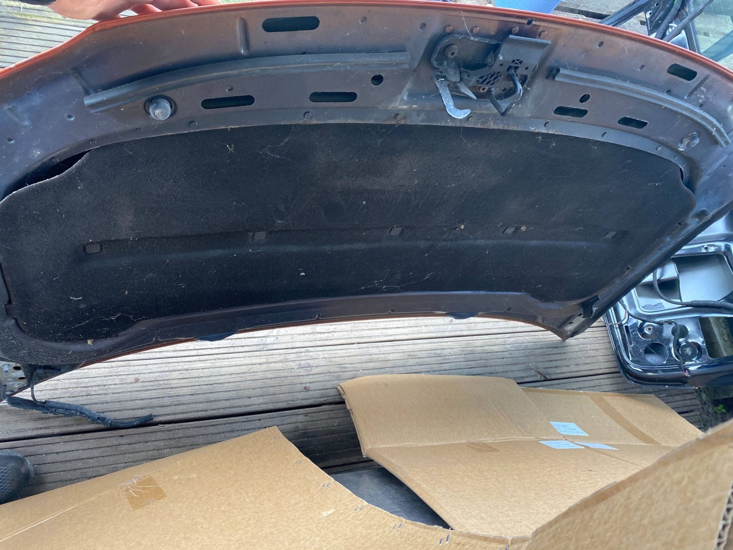 VW TOURAN e LIFT 08r completa cofano anteriore coperchio LA3U