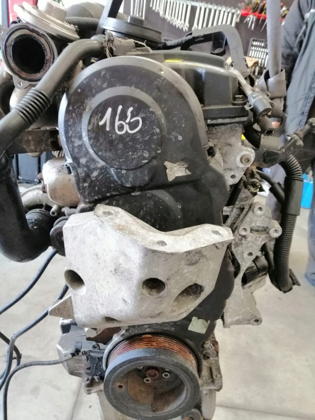 engine VW POLO 9N 1.4 TDI BAY pillar