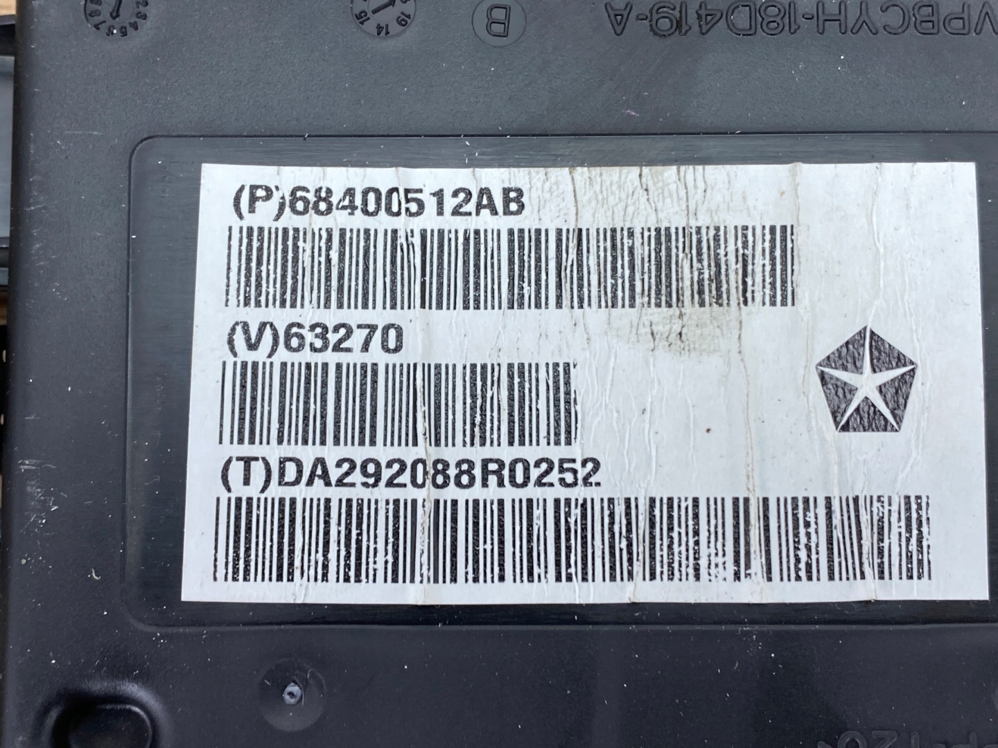 control unit module of the heating Dodge Challenger Charger 2015+ USA