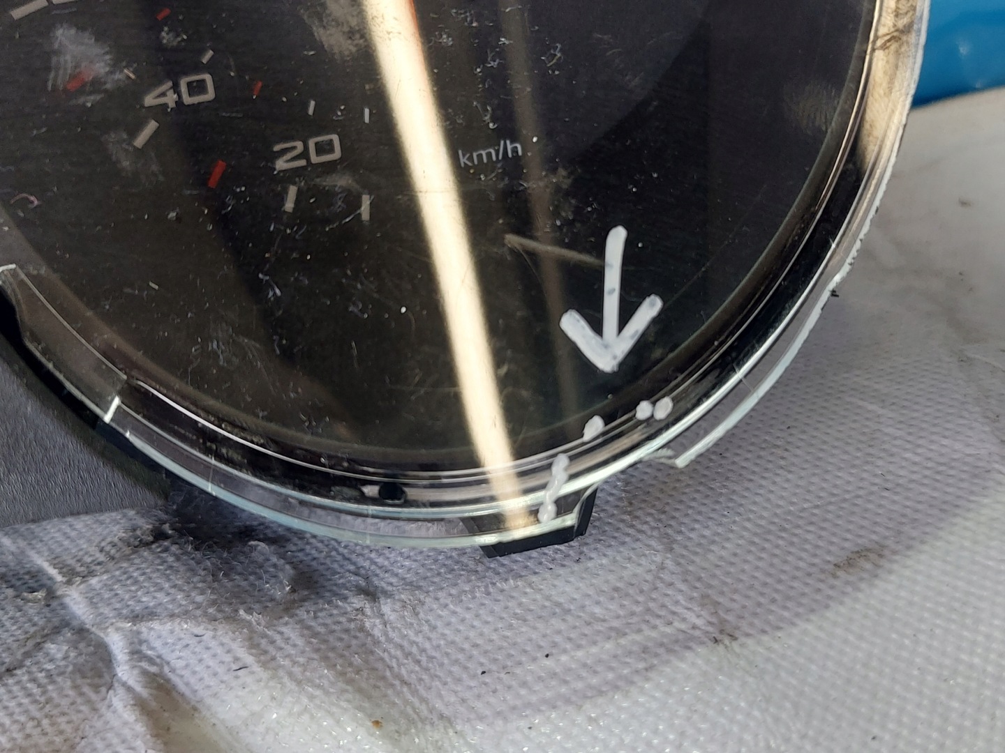 dials clock IBIZA IV 1.6 TDI 6J0920803H