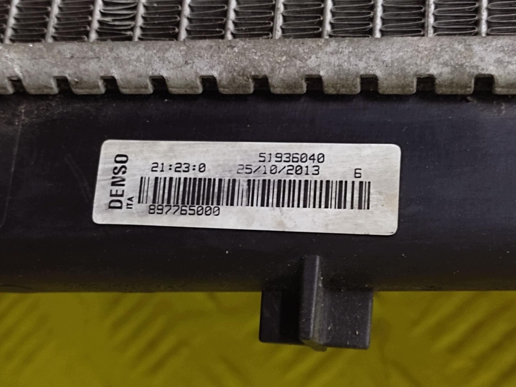 FIAT PUNTO EVO 1.3 D water cooler 51936040