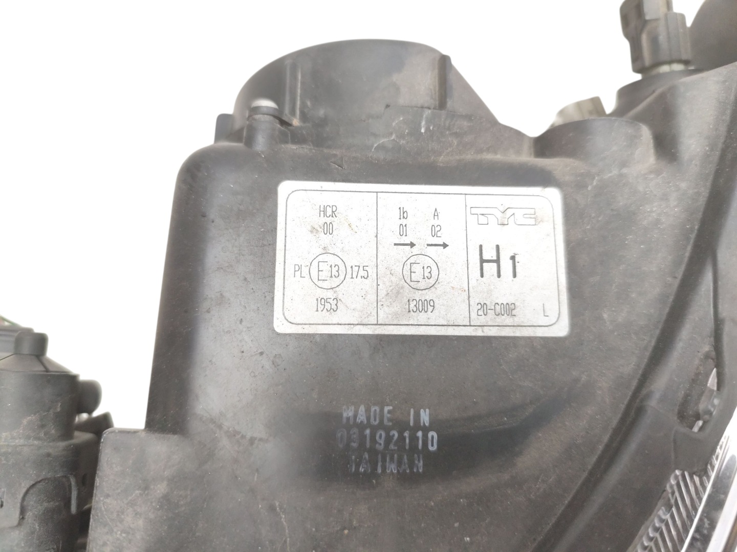 light left front HONDA ACCORD VII (2002-2005) 2.2 and-CTDI 140KM