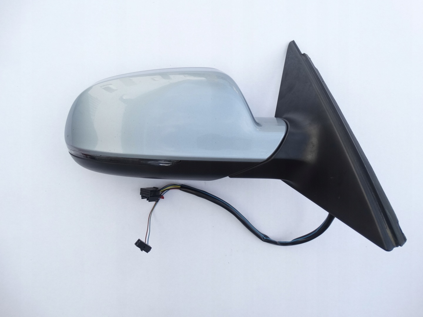 mirror right 8 PIN 6+2 PIN AUDI A4 B8 LX7V blue original