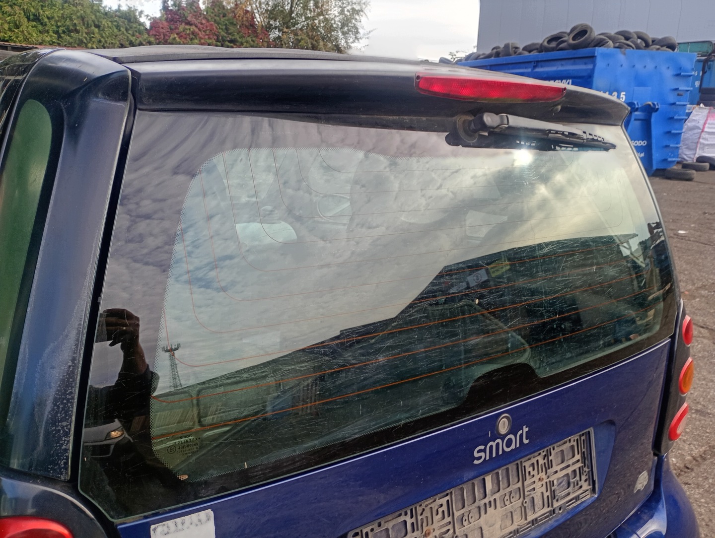 trunk door boot window rear rear part Smart Fortwo 450 Coupe 98-07