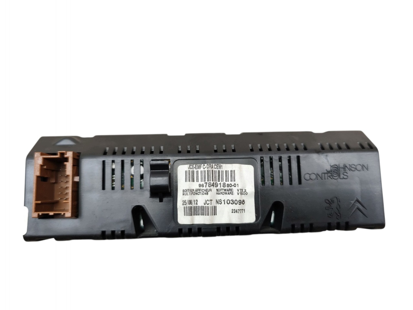 Display RADIA PEUGEOT 207 LIFT (2009-2012) 9678491880