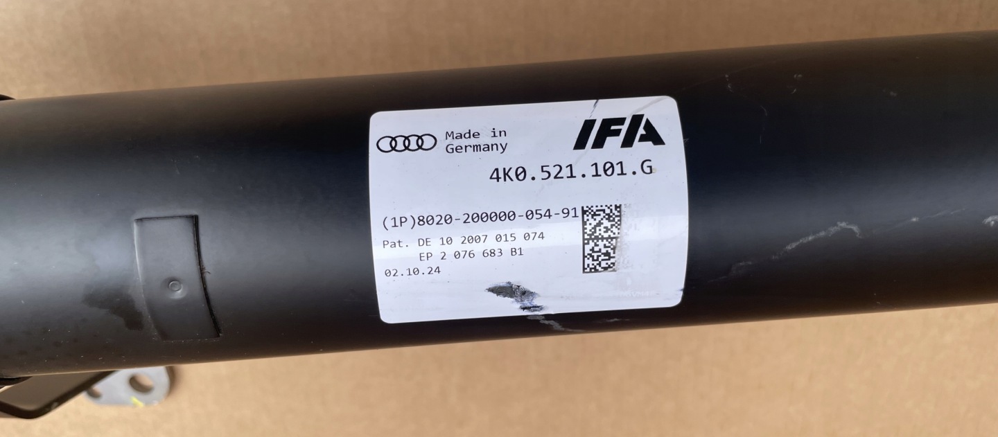 cardan 4K0521101G AUDI A6 C8 original as new