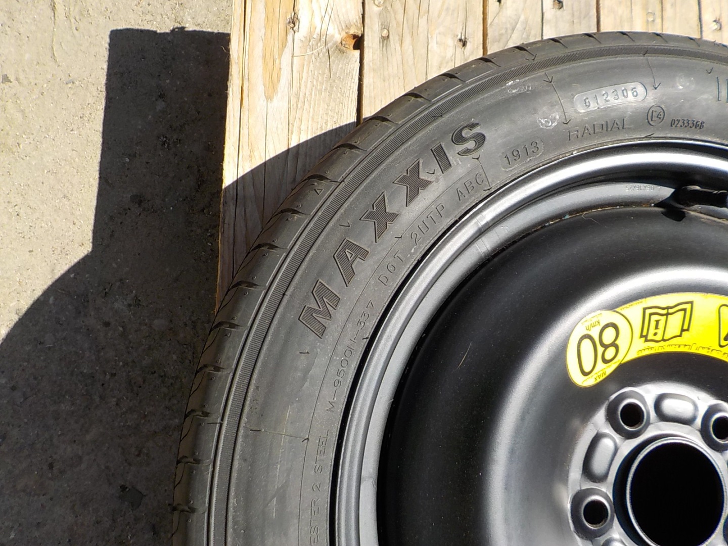 FORD C-MAX II Roue de secours R15 5x108 125/80/16