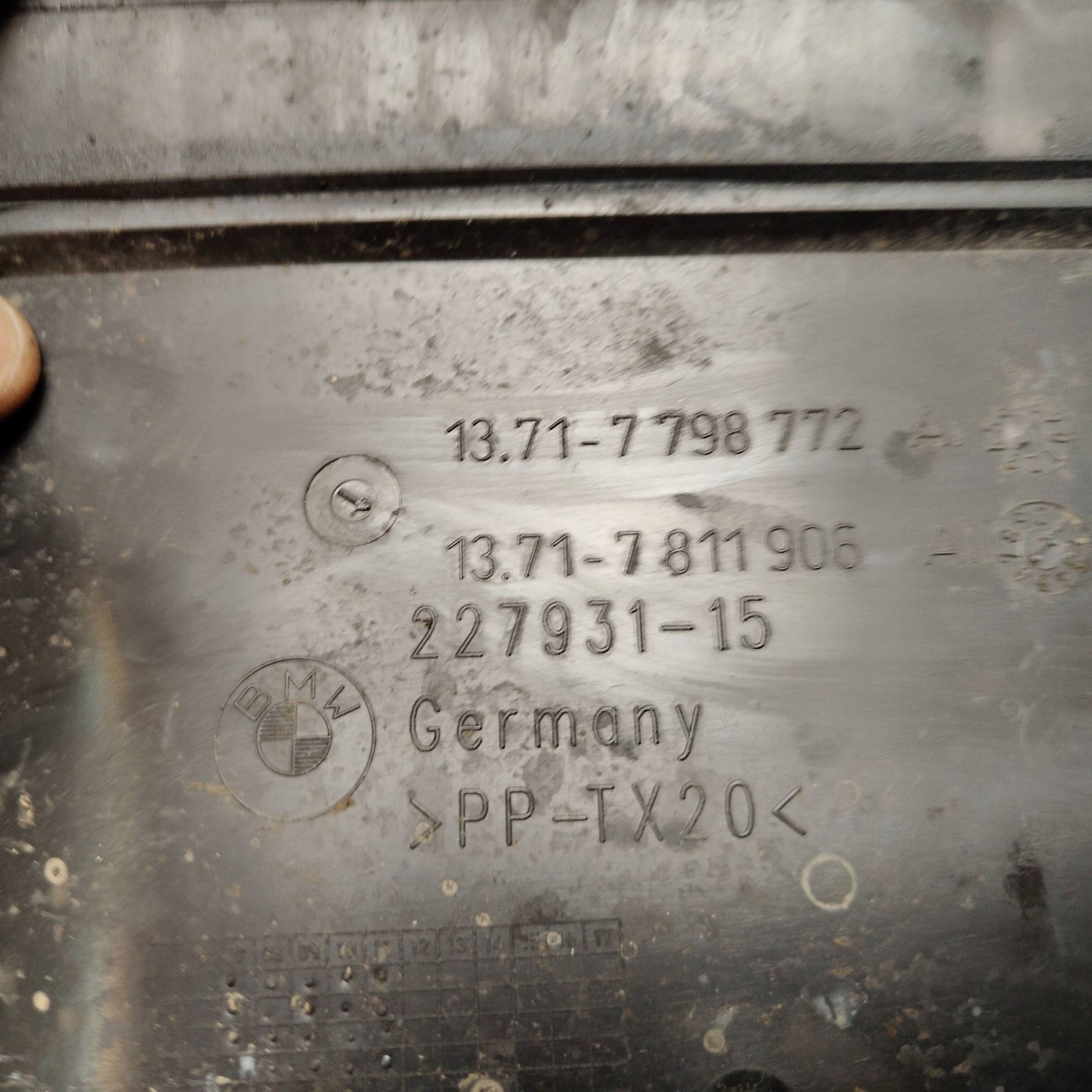pipe dolotowa BMW X1 E84 7798772