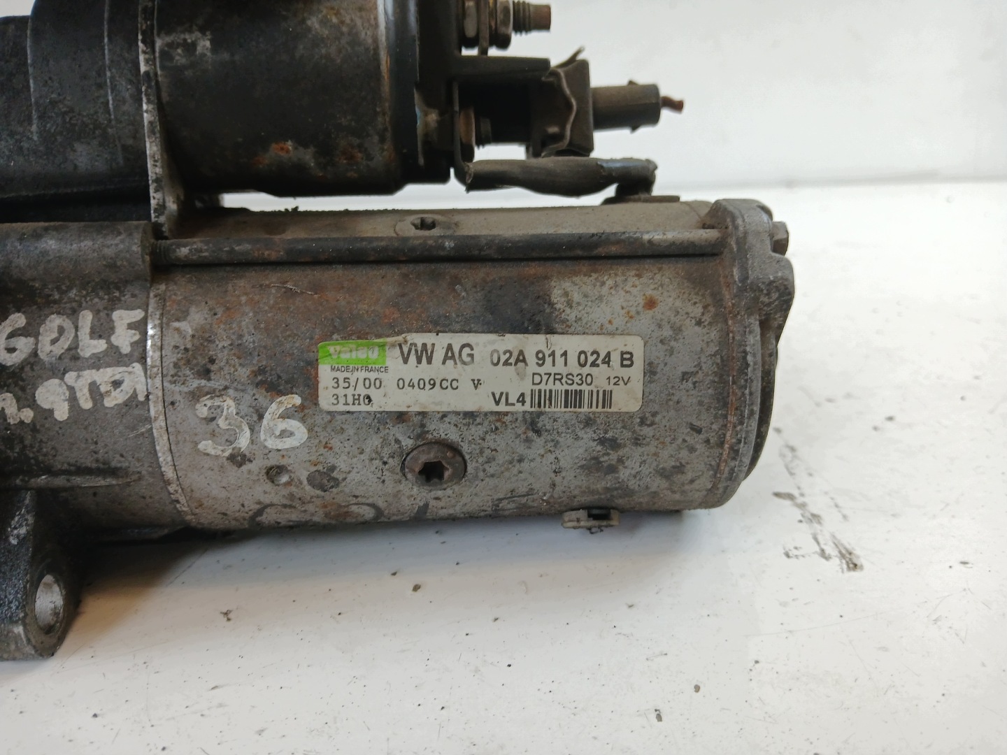 VW GOLF IV AUDI A3 8L 1.9 TDI starter 02A911024B