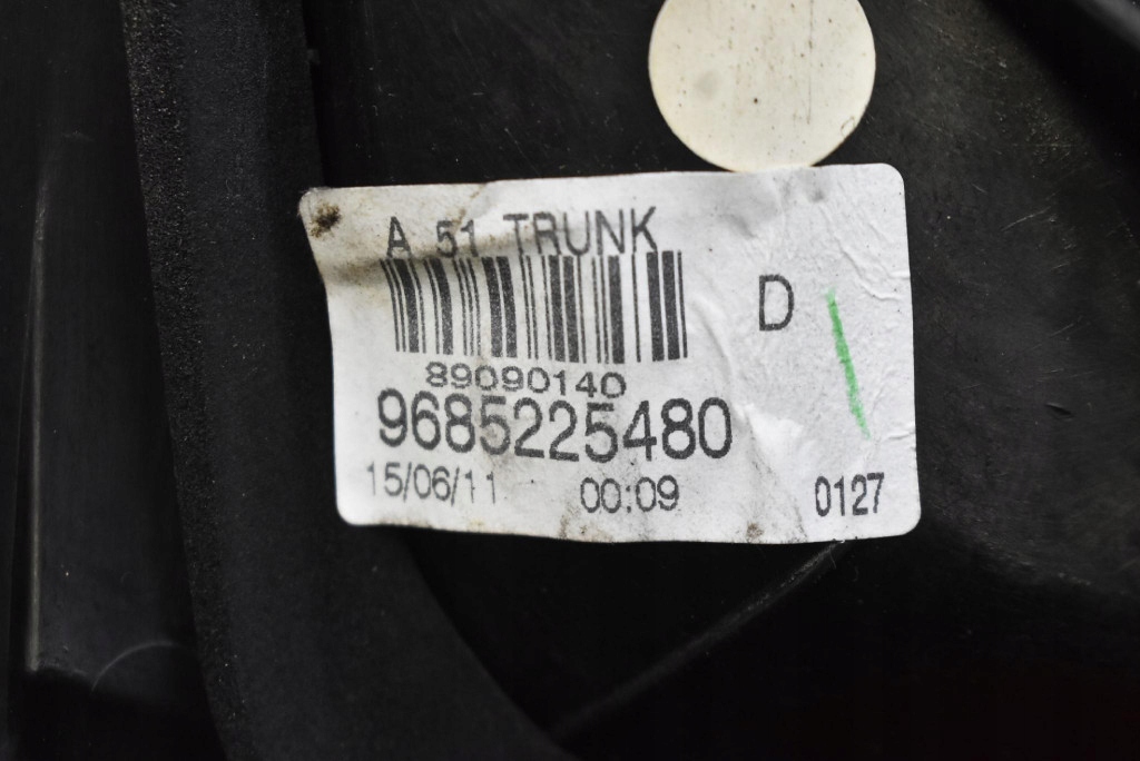 light right rear part rear 9685225480 CITROEN C3 5D HB 09-13
