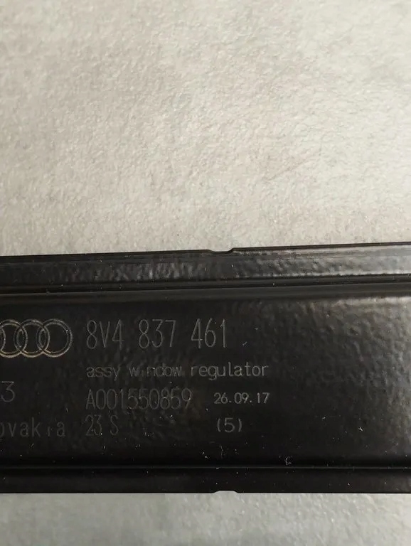 Audi A3 S3 8V mechanism windows left front 8V4837461